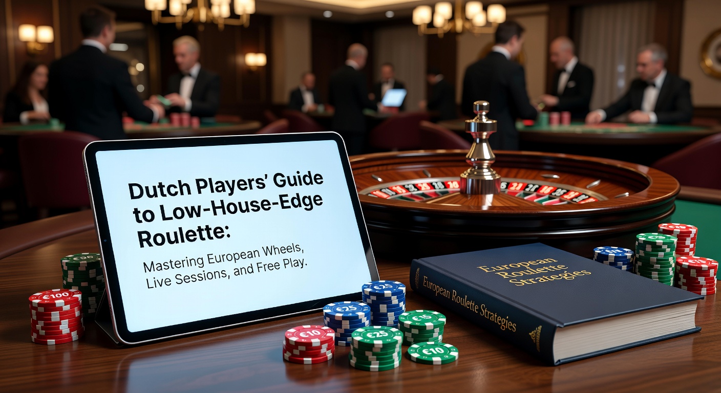 Live roulette sessie op mobiel met Nederlandse speler bij Europese wiel met lage house edge