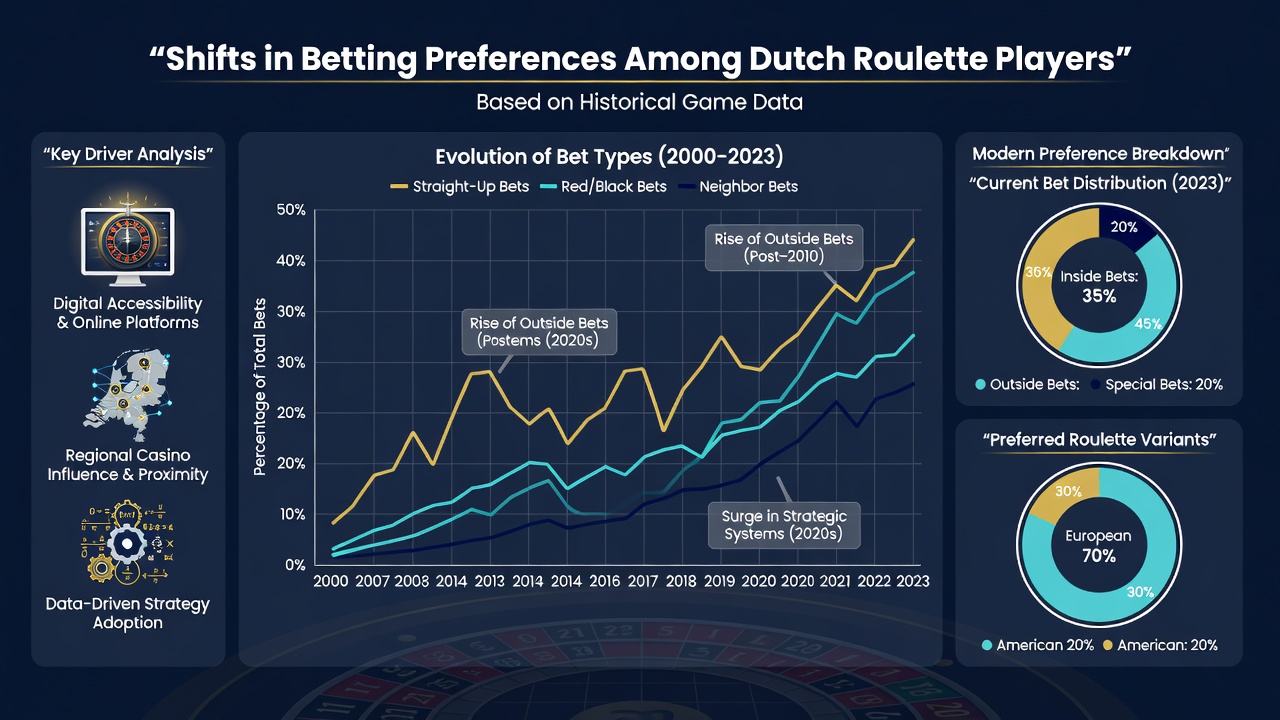 Infographic met statistieken over voorkeuren voor buitenkansen versus inside bets bij Nederlandse spelers